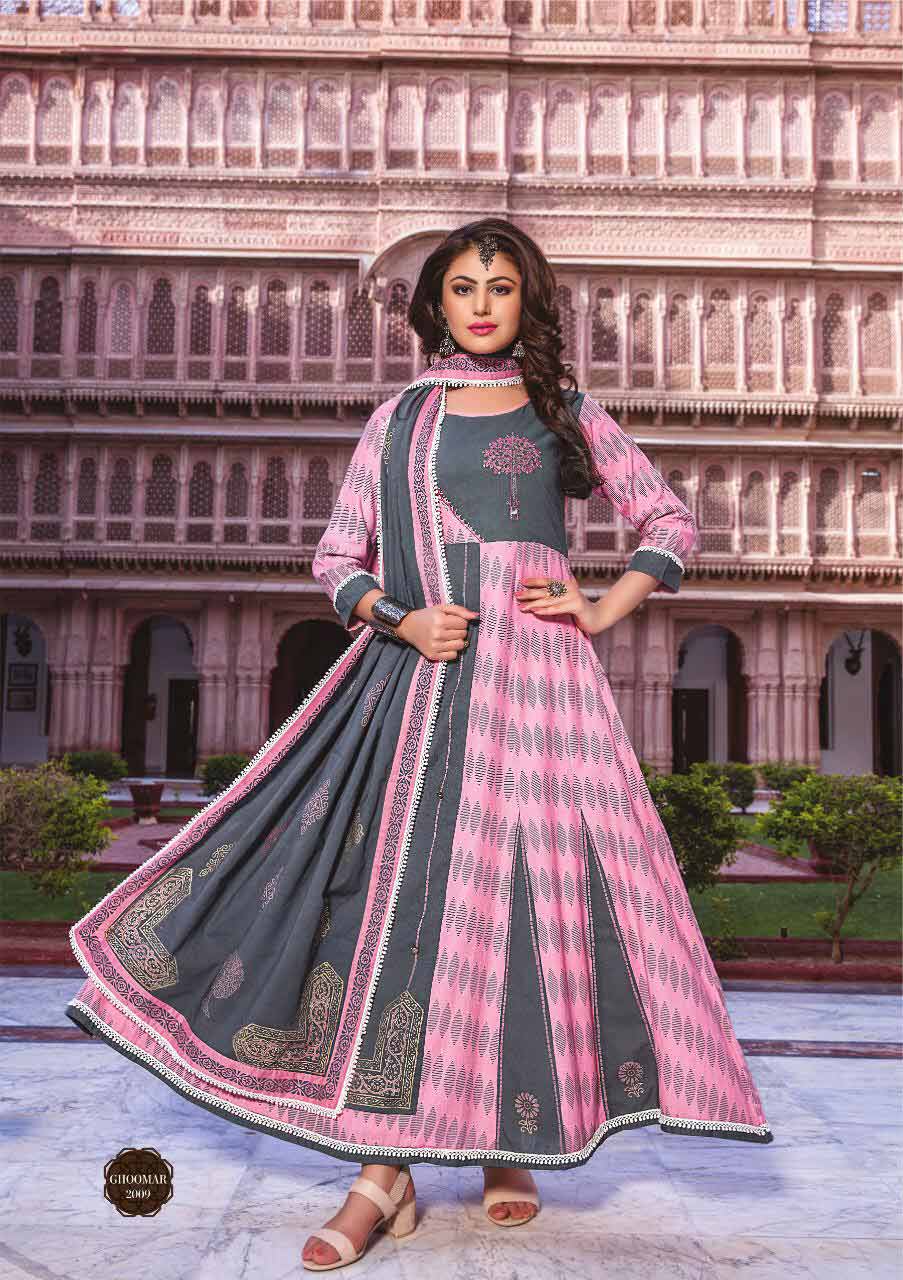Ghoomar Vol-2 Kiana Lawn Cotton Embroidery Kurti Ghoomar Vol-2 Kiana Lawn Cotton Embroidery Kurti